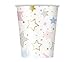 Gender Neutral Baby Shower Birthday Party Supplies Twinkle Twinkle Little Star Large And Small Plates, Napkins, Cups And Premium Quality Gold Shiny Plasticware Serves 16 Guests