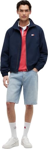 Tjm Essential Jacket Ext Dm0dm22720 Veste pour homme, Bleu marine foncé, L