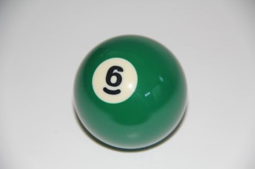 Epco Replacement Ball #6 Economy Regulation Billiard or Pool Set, 5.75oz, 2.25" diam