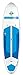 BIC Sport Tough-TEC Performer Sup Stand Up Paddleboard, White/Blue/Blue, 10'6