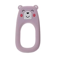 CHBC BPA Free Silicone Bear Beads Baby Teether DIY Necklace Chewable Teething Tooth Care (Pink)