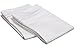 800 Thread Count, 100% Egyptian Cotton, Single Ply Pillowcase Set, Standard, White with White Embroidery