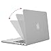 MOSISO Case Only Compatible with MacBook Pro Retina 13 inch (Models: A1502 & A1425) (Older Version Release 2015 - end 2012), Plastic Hard Shell Case & Keyboard Cover & Screen Protector, Neutral Gray
