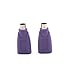 SenseYo 2 Pack USB Female to PS2 Male Keyboard Adapter Mouse Mice Adapter Converter, Purple