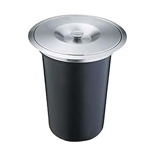 Cubo Basura Encimera,Bote De Basura Oculto En El Gabinete,Tapa De Acero