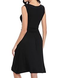 FENSACE Vestido sin mangas para mujer estilo skater