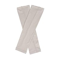 1 Pair of Kenmont Unisex Arm Sleeves UV Sun Protective Arm Compression Cover Warmer Cooler for Golf/Fishing/Hiking/Cycling, (Light Khaki)