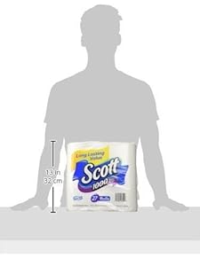 Scott 1000 Sheets Per Roll Toilet Paper, Bath Tissue, 27 Rolls