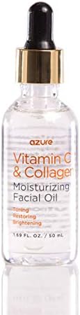 azure vitamin c and collagen moisturizing facial oil
