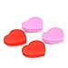 AQUEENLY Tennis Dampeners 8 PCS Heart Shaped Dampeners for All Racket Brands (Red, Pink)