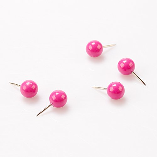 MultiBey Gold and Pastel Thumbtacks Round Decorative Thumb Tacks and Pushpins for Memo Board or Cork Board, Box of 120pcs