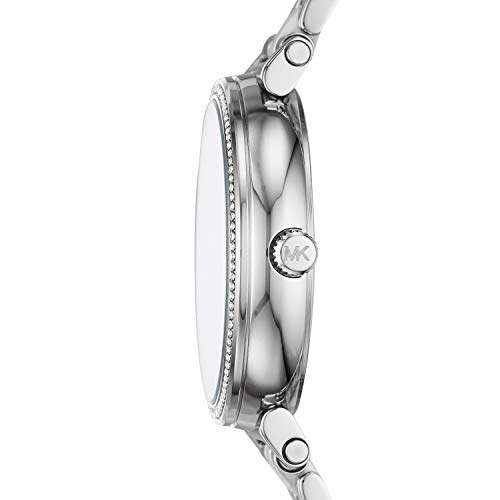 Michael-Kors-Damen-Analog-Quarz-Uhr-mit-Edelstahl-Armband-MK4345