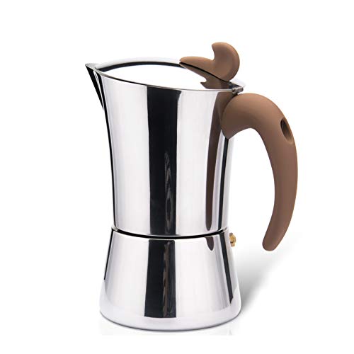 DYB Espressokocher Moka Pot induktion Home Edelstahl Kaffee Topf büro Make kaffeegerät italienische Konzentrat Kaffee…