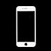 E-League(TM)100% Original Iphone 6 Plus Front Glass Lens Bezel Frame,Front Outer Glass Lens Screen/Touch Panel Repair/Touch Screen Replacement for Iphone 6 Plus 5.5 inch (white)