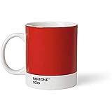 Pantone Porcelain Mugs 375 ml, Porcelain, Red
