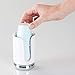 iDesign York Ceramic Disposable Paper and Plastic Cup Dispenser Holder for Master, Guest, Kids' Bathroom Vanity and Countertops, 2.5