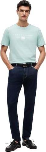Herren T-Shirt Kurzarm Brand Love Mono Stack aus Baumwolle, Grün (Crushed Mint), M