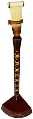 Armenian DUDUK Apricot Wood Armenian Oboe Balaban Semi-Professional Woodwind Instrument for intemediate skill level - Apricot style with wooden holder Gift national case with Playing Instruction