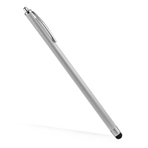 BoxWave Slimline Capacitive Stylus for Sanyo Zio SCP-8600 - Sanyo Zio SCP-8600 Touch Screen Stylus w/ Thinner Barrel and Finer Point (Metallic Silver)