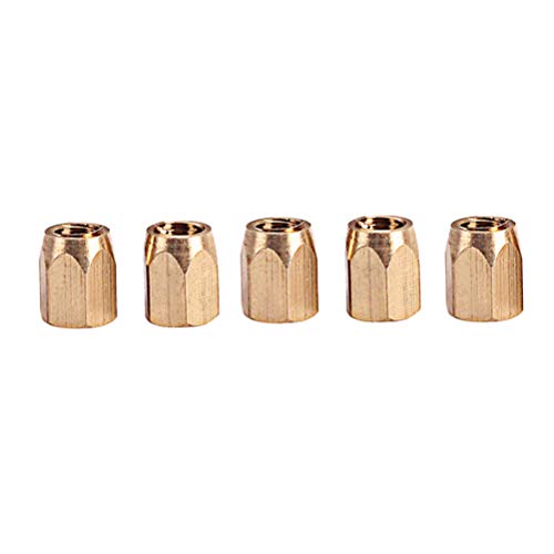 Healifty 5pcs GH202 Guitar Spoke Wheel Truss Rod Nut Adjusting Tool Chrome Plated for Guitar Bass