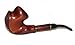 Pear Wood Hand Carved Tobacco Smoking Pipe DALI #2 + Pouch
