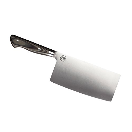 Michael Symon 7 Inch Vegetable Cleaver German X50CrMoV15 Stainless Steel with G10 Handles