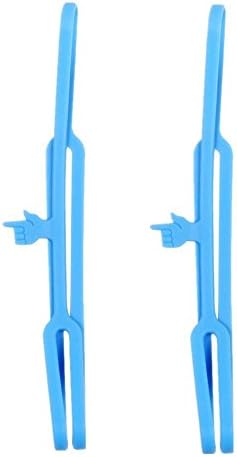 Top McKinley 2pcs Handy Bookmark Cute Creative Finger Pointer Elastic Book Strap (Sky blue)