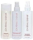 Jon Renau Synthetic Hair Care Kits (3PC 8oz Set (HD Smooth Detangler))