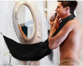 YOMM Unique Waterproof Shave Apron Model Cloth Scarf Wai Cloth Mirror Sucker, Keep Your Sink Clean And Unclogged