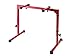 K&M - Konig & Meyer 18810.015.91 Table Style Keyboard Stand Omega - Sturdy Heavy Duty Adjustable Frame - Folds Flat Portable - Fits Piano and Electric Keyboards - For Adult and Youth Musicians - Red