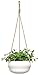 Mkono Ceramic Hanging Planter for Indoor Plants