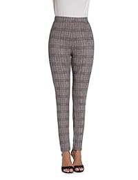 VIKUCI Leggings para dama tirador en cintura alta estilo super cómodo melocotón sensación con control de barriga