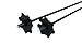 WINGET Carbon Fiber Mountain Alpine Ski Poles XA-80