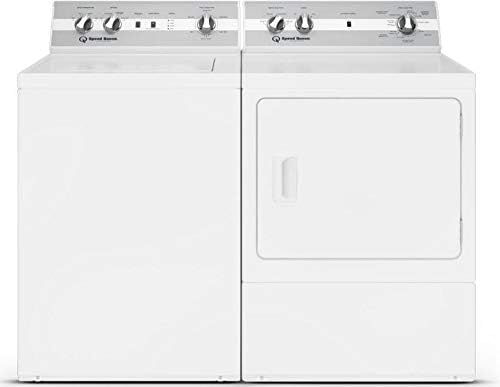 Amazon Com Speed Queen Laundry Pair Tc5000wn 26 Top Load Washer And Dc5000we 27 Electric Dryer Home Kitchen