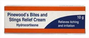 Pinewood Bite & Sting Relief Cream 1% Hydrocortisone 2 x 10g Tubes