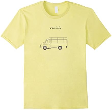 Mens Sprinter Van shirt: vanlife, van life, van life tshirt XL Lemon