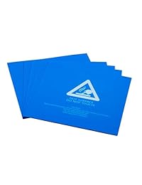 Gwisdom   Juego de 3 fundas de cama para Anet A6 A8 E12, Wanhao I3 3D impresora, 8.661 x 8.661 in, color azul