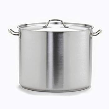 60 Qt Stainless Steel Stock Pot w/Cover