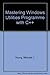 Mastering Windows Utilities Programming With C++ by