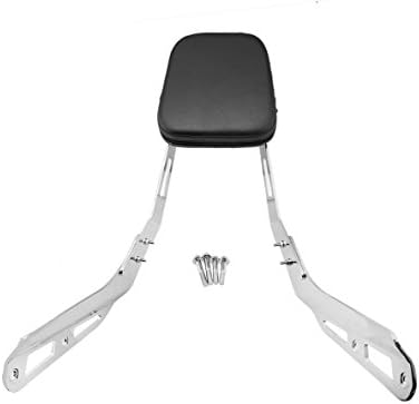 Motorstar Motorcycle Flame Backrest Pad Sissy Bar fit for VTX 1300N/R/S 1800N/R/S 2003 2004 2005 2006