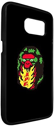 Samsung Galaxy S7 Edge Case Bape TPU Protector Phone Case, Bape Logo Galaxy S7 Edge Case for Boys, Personalized Design Snap on Case Cover