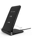 Wireless Charger, XG-WIN Qi Wireless Charging Pad Fast Wireless Charger for Samsung Galaxy S9/S9 Plus/S8/Note 8/5/S7, iPhone X /8/8 Plus Qi-Certified Wireless Charger Stand(NO AC Adapter)