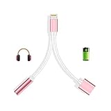 2 in 1 Lightning to 3.5 mm Headphone Jack Adapter Charging Cable for iPhone 7/ 7 Plus