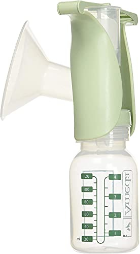 Ameda One Hand Manual Sterile Breast Pump, White