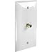 Mediabridge Wall Plate with F81 Jack (1-Port) - White