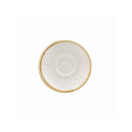 Stonecast White Espresso Saucer 4.5 inch