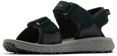 Konos Hiker - Sandalias deportivas y de exterior con 2 correas para hombre, Titanio negro II, 42 EU