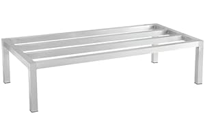 CenPro Commercial NSF Aluminum Dunnage Rack - 1,500 lb. Weight Capacity - 48"x24"x8" (28W-132)