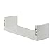 TANBURO Set of 3 White Floating Shelves U Shaped Book CD DVD Storage Display Wall Shelf E1 MDF Quick to Install Load Capacity 15 lbs