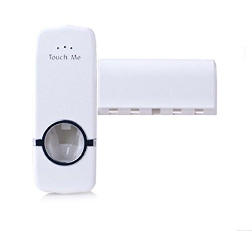 Polymer Wall Mount Automatic Toothpaste Dispenser - Toothpaste Squeezer for Shower Bathroom
